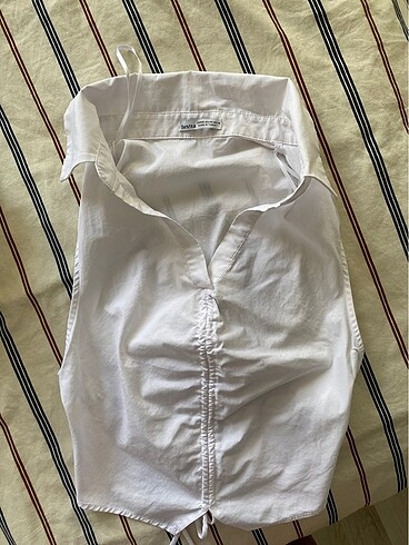 Bershka crop gomlek