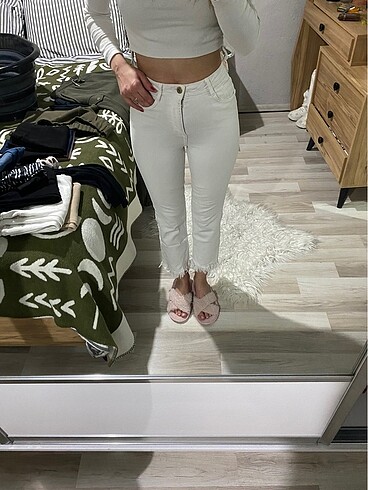 Zara straight pantolon