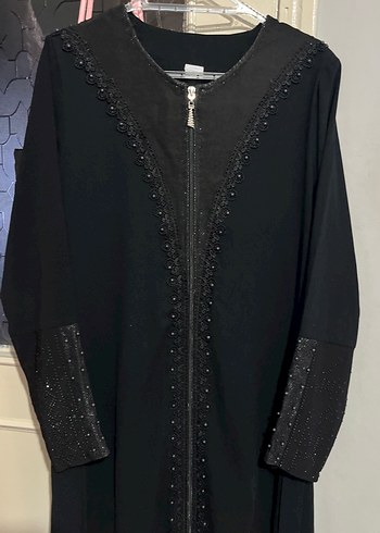 Uzun Siyah ferace - Görsel 4