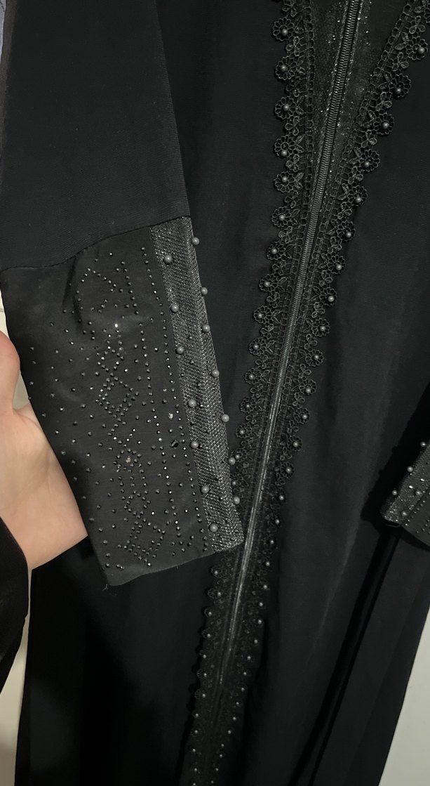 Uzun Siyah ferace - Görsel 3