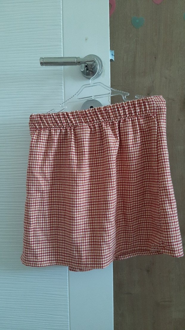 Kız Çocuk Kırmızı Pilili Etek - Görsel 4