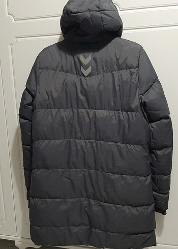 Kadın Gri Kapüşonlu Kış Montu - Görsel 5