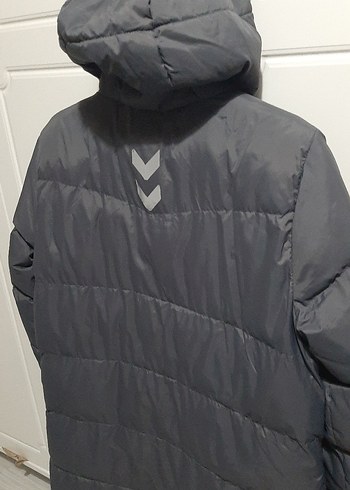 Kadın Gri Kapüşonlu Kış Montu - Görsel 3