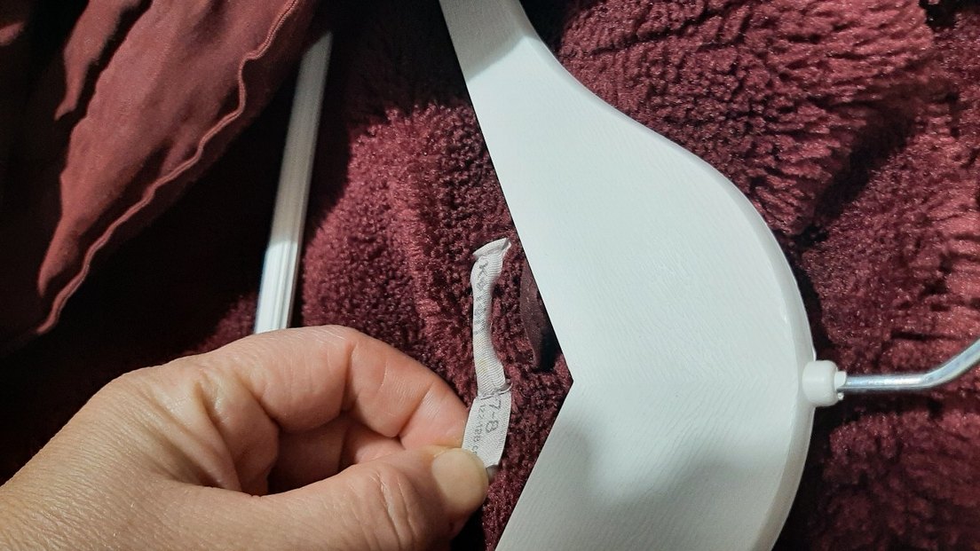 Bordo kız Çocuk Kürklü Kapüşonlu Mont - Görsel 4