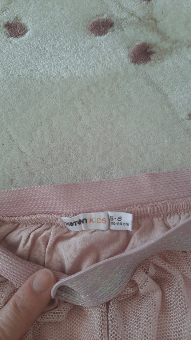 Pembe Bohem Renkli Kız Çocuk Etek - Görsel 4