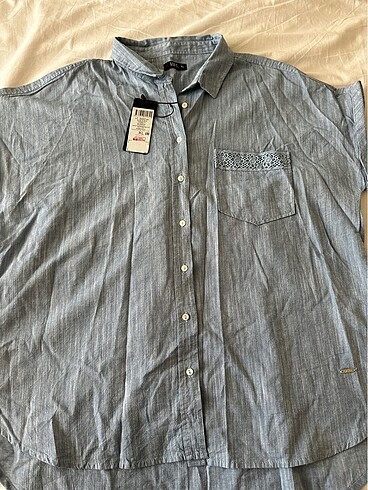xl Beden mavi Renk Loft yazlık gömlek