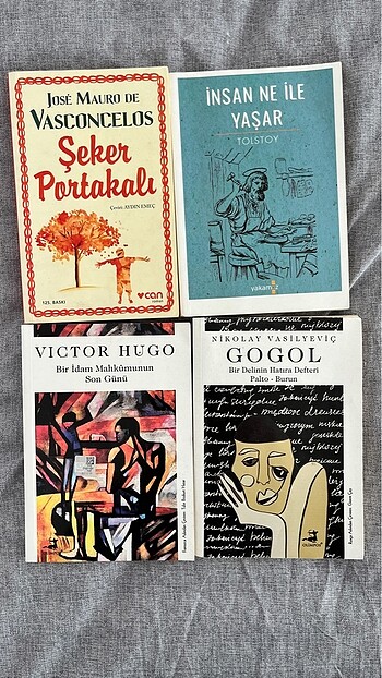  3 lü klasikler seti Victor Hugo - Gogol - Tolstoy -