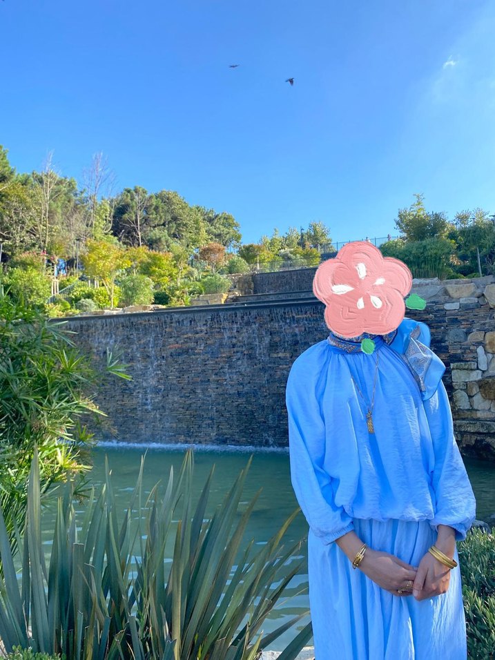 mavi etekli takım - Görsel 2