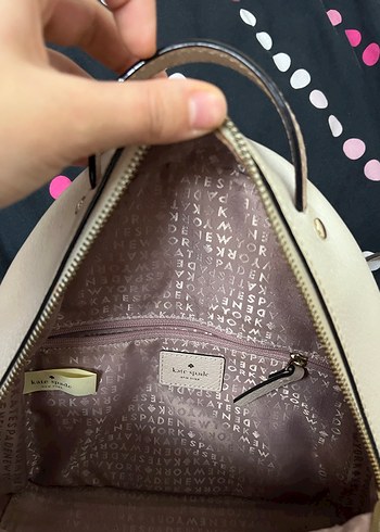 Kate Spade Deri Pembe Kadın Sırt Çantası - Görsel 7
