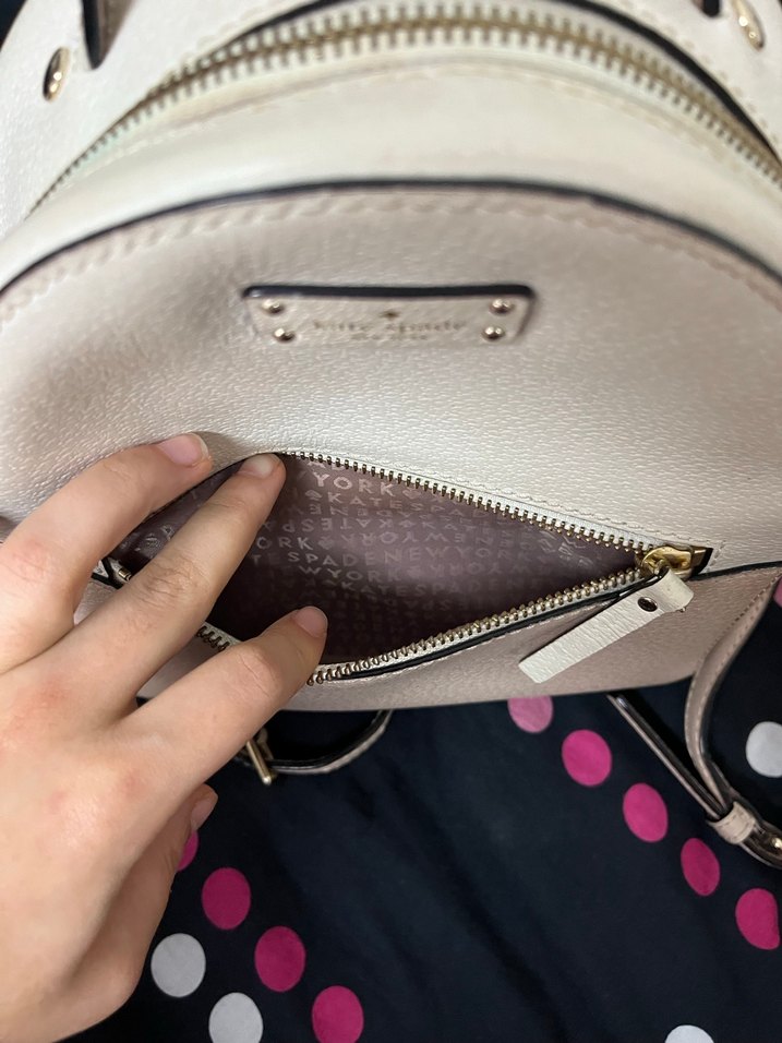 Kate Spade Deri Pembe Kadın Sırt Çantası - Görsel 3