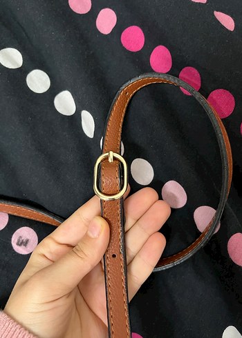 Coach Kahverengi Deri Kadın Omuz Çantası - Görsel 6