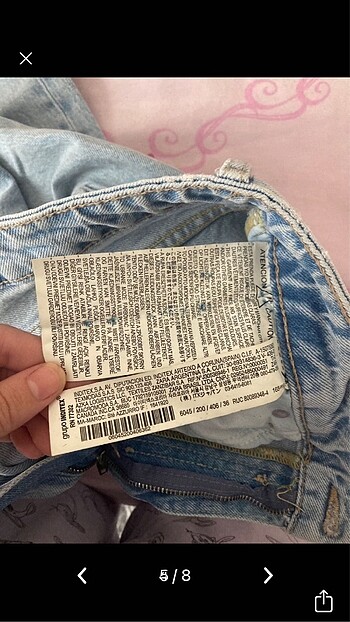 s Beden mavi Renk Zara straight jean