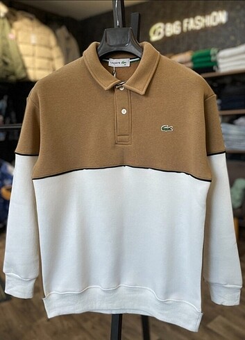 Polo yaka lacoste sweatshirt