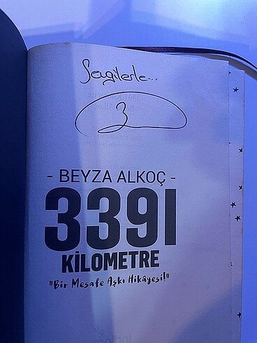 Beden beyza alkoç-3391 kilometre(imzalı)