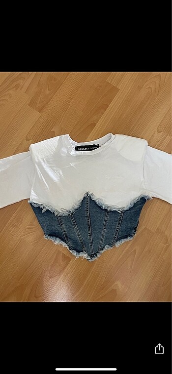 40 Beden Sagaza studio denim büstiyer