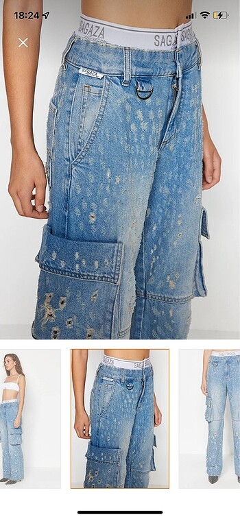38 Beden Sagaza studio denim jeans