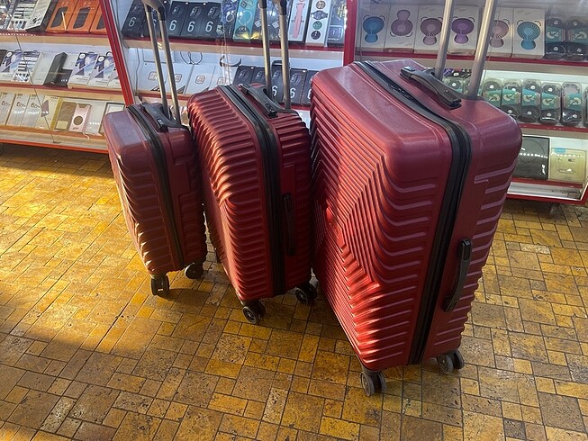 3 lü valiz set