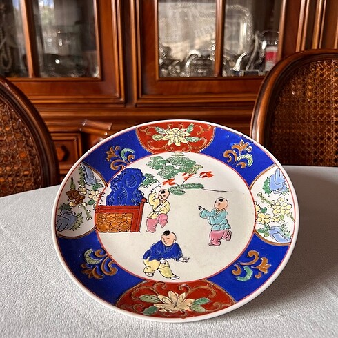 Japon motifli sunum tabağı