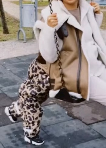 Kürklü Kahverengi Deri Zara Yelek - Görsel 3