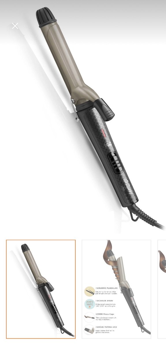 Arzum 25 mm Saç Maşası - Görsel 3