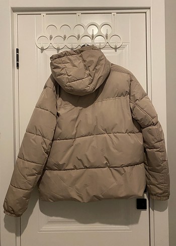 Bej Erkek Puff Mont - Görsel 6