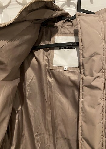 Bej Erkek Puff Mont - Görsel 3