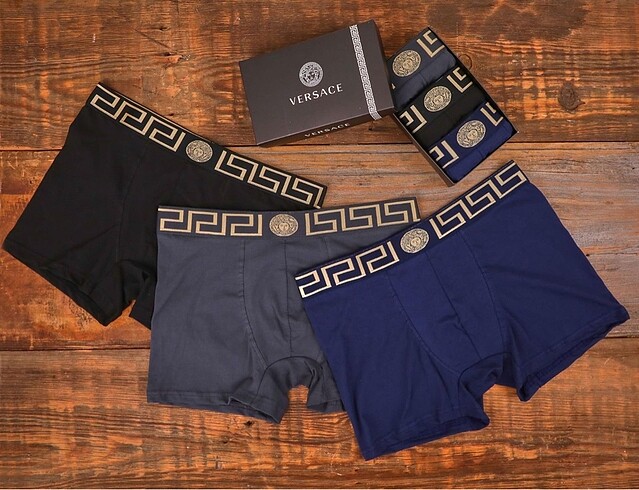 Versace 3 Lü Takım Kutulu kolye hediyeli
