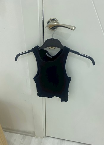 Siyah Mini Halter Yaka Strappy Büstiyer - Görsel 6