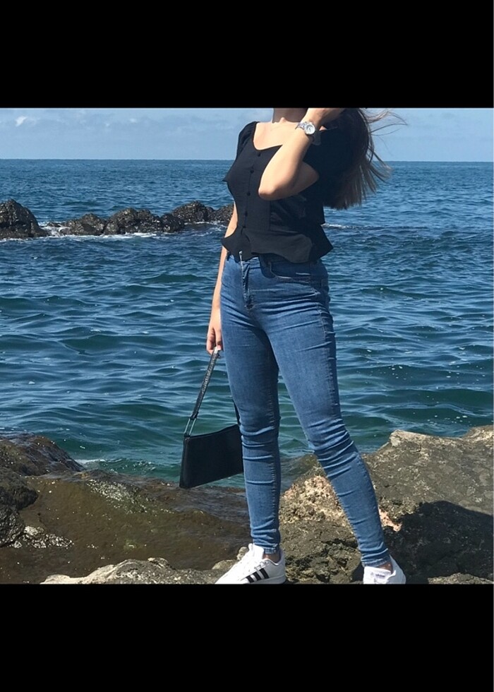 siyah bluz - Görsel 2