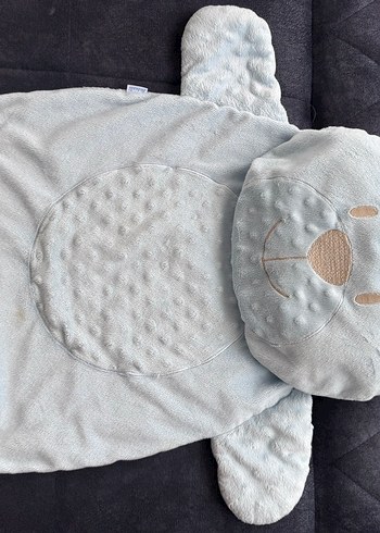 Gri Ayı Figürlü Bebek alt açma minderi - Görsel 4