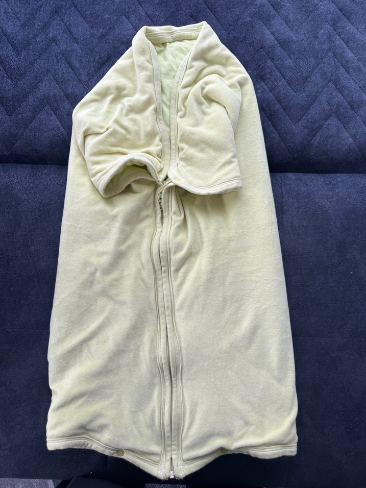 Sarı Nakışlı Bebek Battaniyesi - Görsel 3