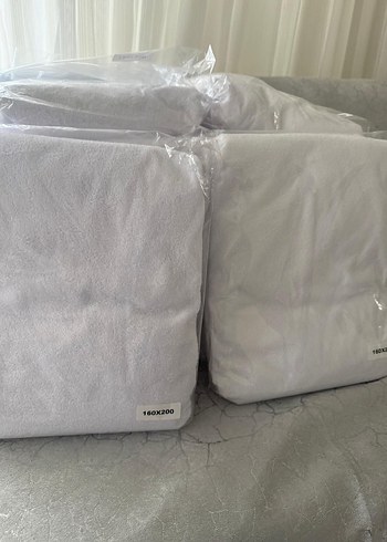 Beyaz Yatak Koruyucu 160x200 cm - Görsel 4