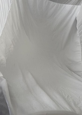 Beyaz Gri Yatak Koruyucu 160x200 cm - Görsel 7