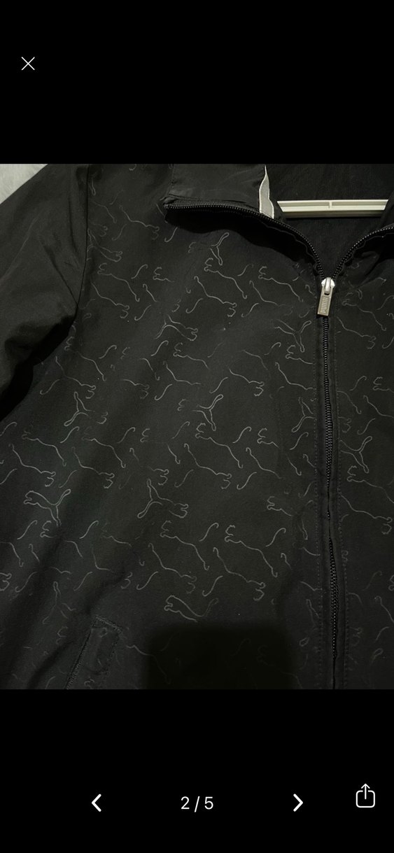 Puma Siyah Kadın yağmurluk - Görsel 2