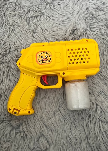 Renkli Sarı Oyuncak baloncuk Tabanca - Görsel 3