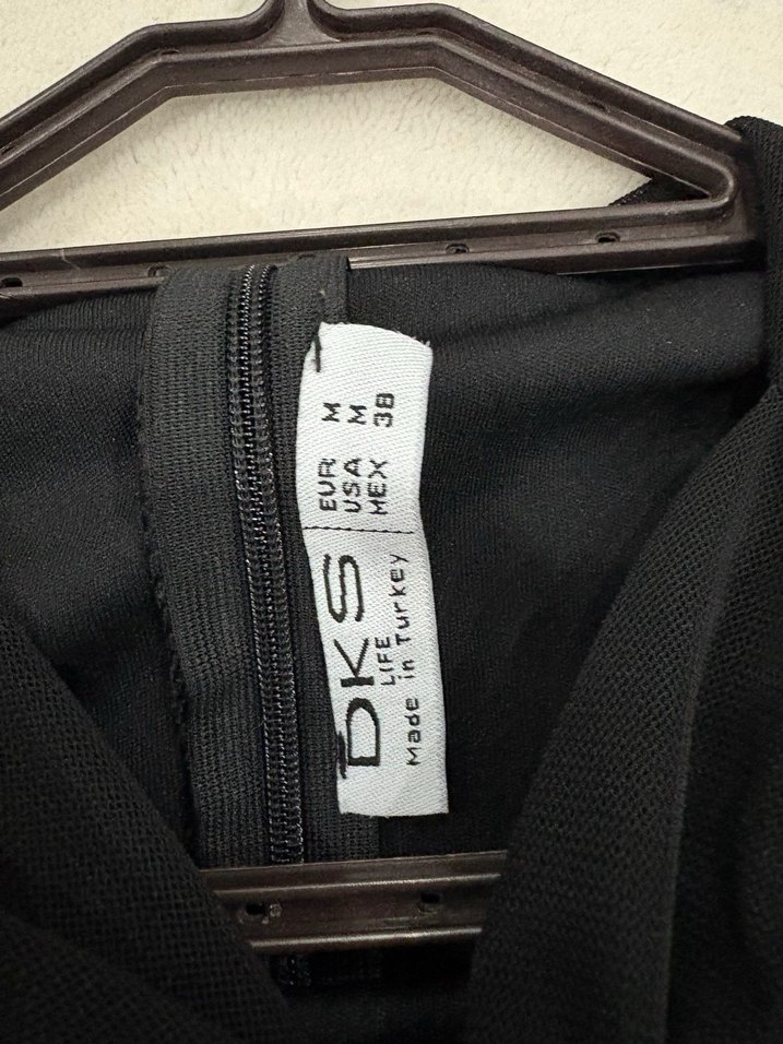 Siyah Uzun Kollu  Elbise - Görsel 4