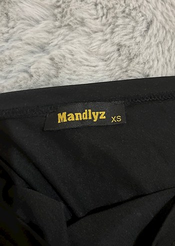 Siyah Uzun Kollu madonna yaka Kadın Bluz - Görsel 2