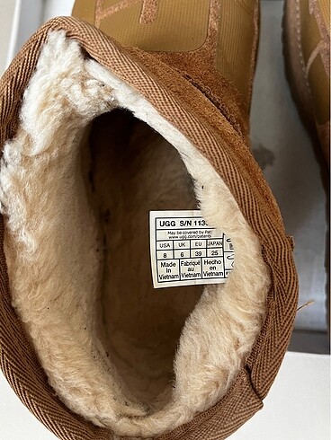 39 Beden camel Renk Ugg Bot