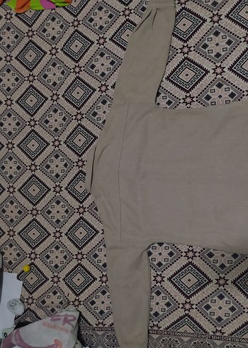 Bej Renkli Düğmeli Gömlek - Görsel 4