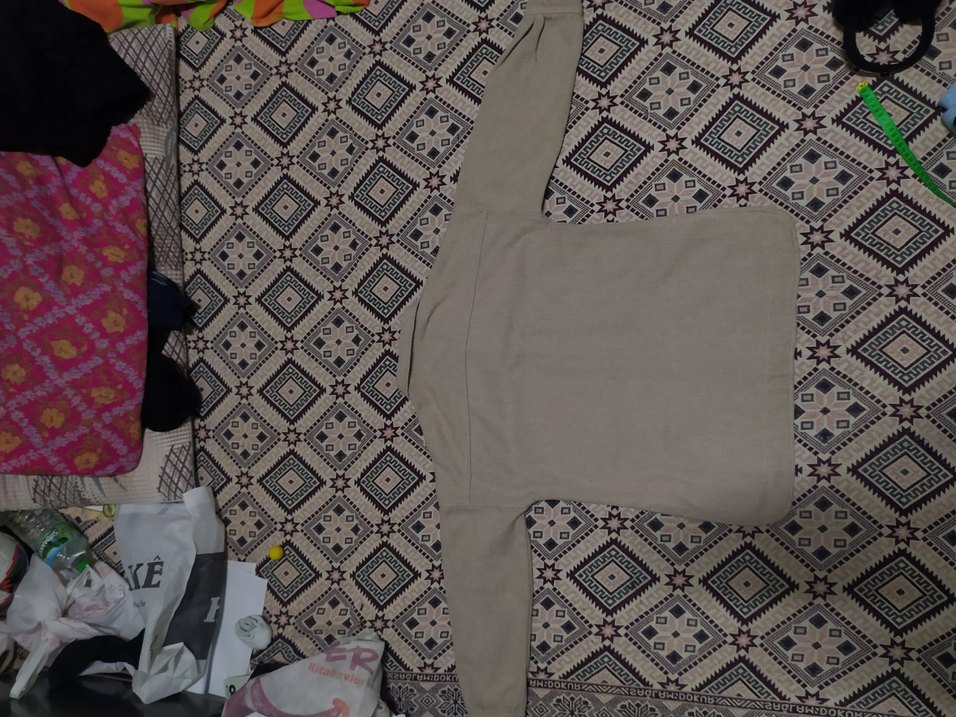 Bej Renkli Düğmeli Gömlek - Görsel 4