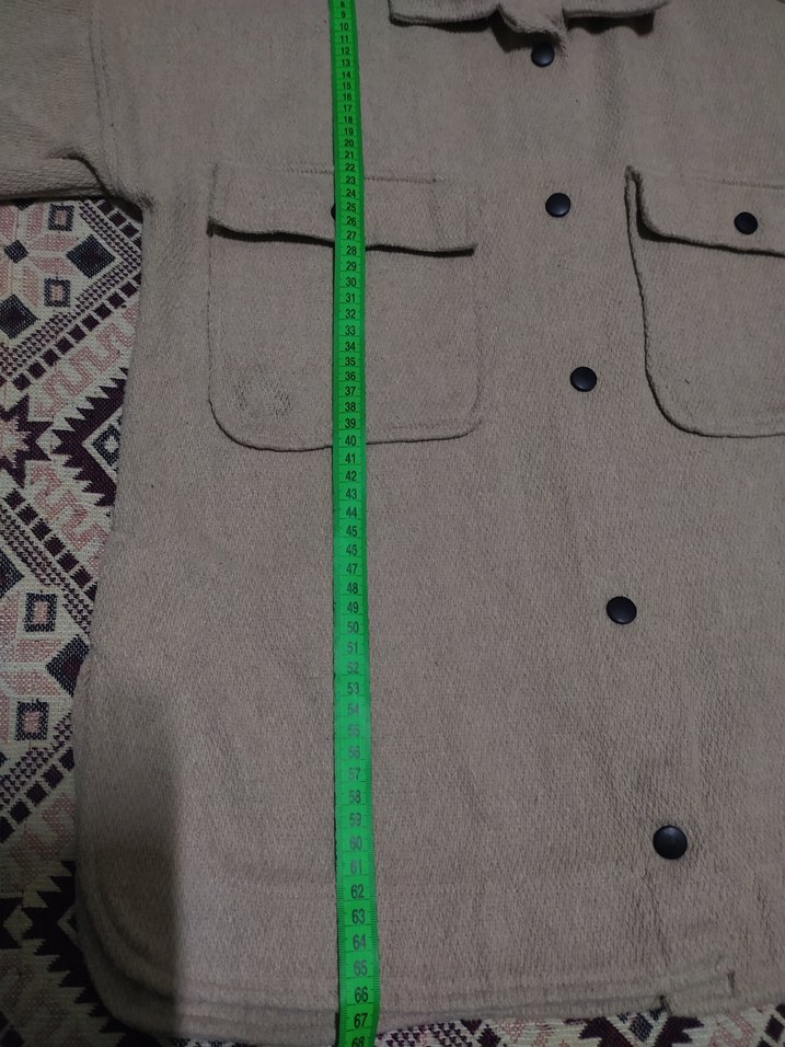 Bej Renkli Düğmeli Gömlek - Görsel 2