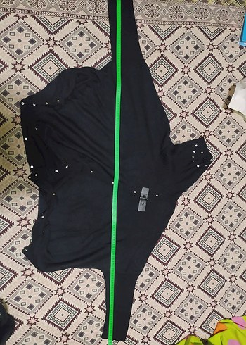 Düğmeli Siyah Boğazlı Kadın Triko - Görsel 5