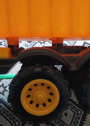 Renkli Sarı Oyuncak Damperli Kamyon - Görsel 7