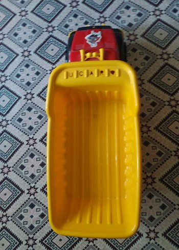 Renkli Sarı Oyuncak Damperli Kamyon - Görsel 2