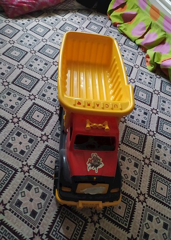 Renkli Sarı Oyuncak Damperli Kamyon - Görsel 4