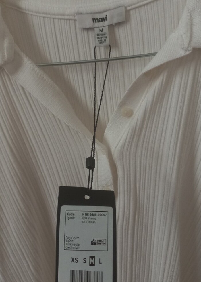 Mavi fitilli tisort - Görsel 3