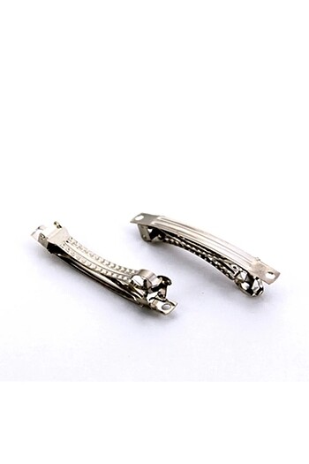 100 Adet 6 cm Gümüş Renk Metal Otomatik Toka