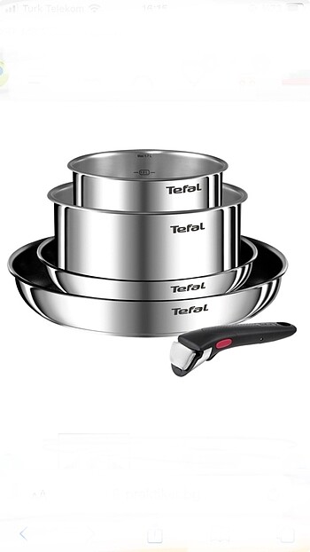 Tefal ingenio titanyum 5 parça set