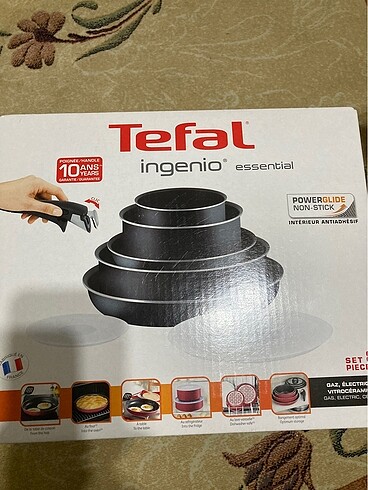 Tefal Tefal İngenio titanium tava seti 9 parça sıfır ürün kendi kutusu