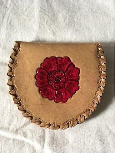 Bozuk para kesesi hakiki deri tamamı el işi sıfır ürün - Görsel 2